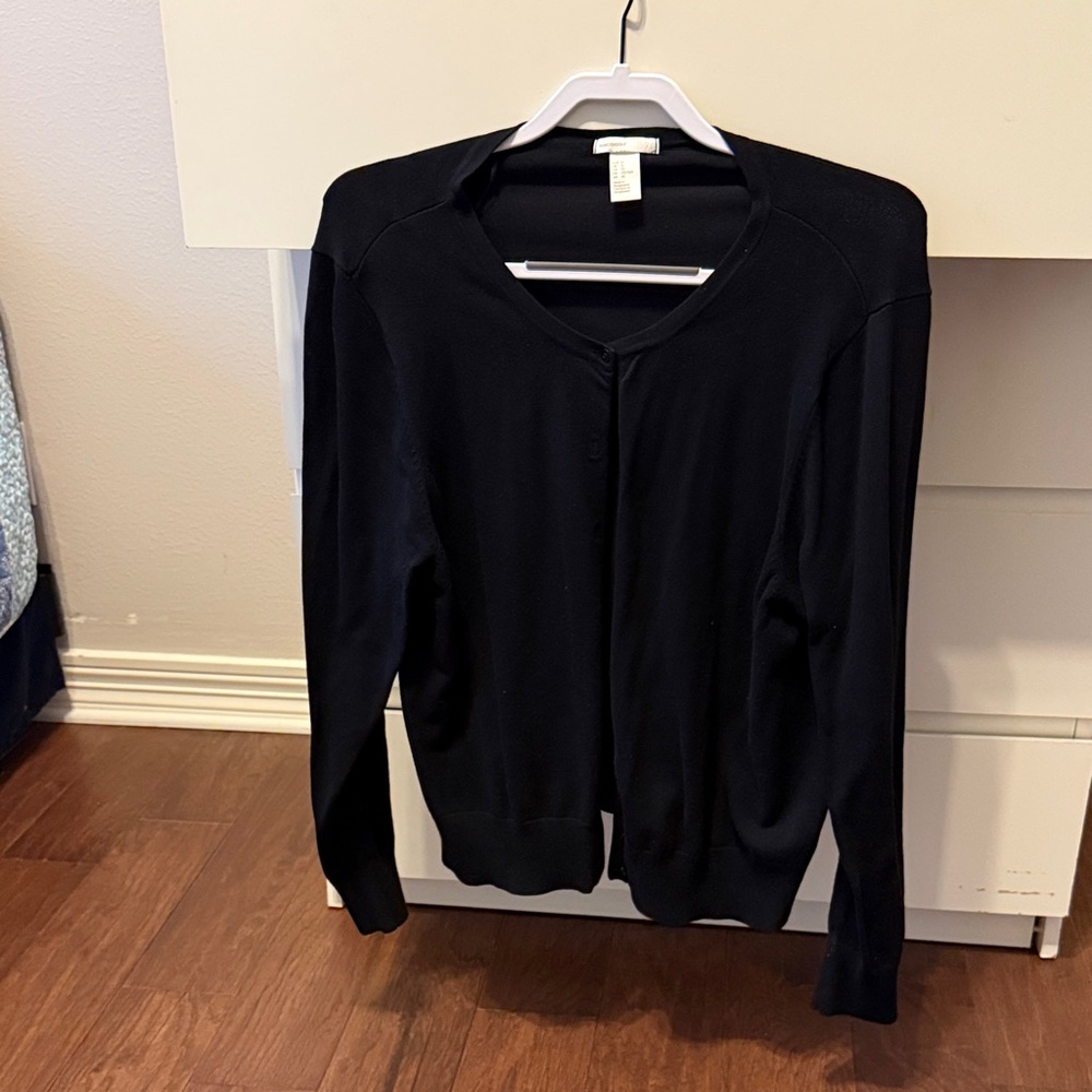 H&M Black Button Down Shirt